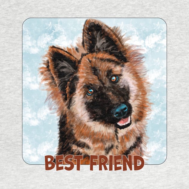 German Shepherd Best Friend by MMcBuck